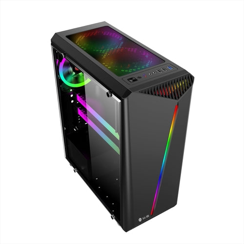 Streamer Computer Case Desktop DIY Full Side Transparent